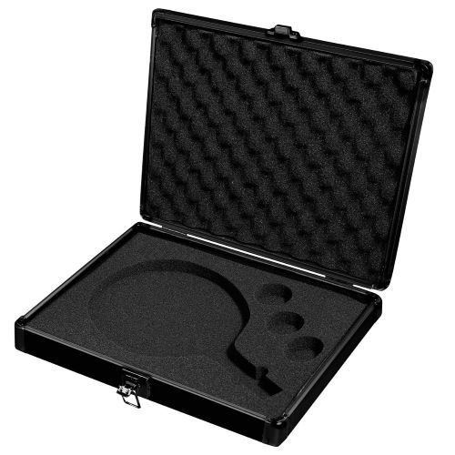 Table Tennis Case: Gewo Bat Wallet Deluxe - Aluminium Black Case (Bat not included) - Image 2