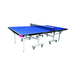 Table Tennis Table: Butterfly National League 22 Rollaway Table Tennis Table - Blue