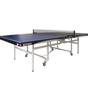 Table Tennis Table: Butterfly Space Saver 22 Rollaway Table - Blue ( net not included)