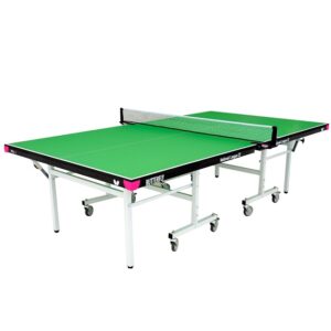 Table Tennis Table: Butterfly National League 22 Rollaway Table Tennis Table - Green
