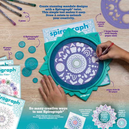 Spirograph Mandala - Call Us For Help And Advice On 0161 761 6608