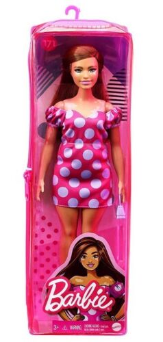 Barbie Fashionista 171 - Vitiligo Skin & Polka Dot Dress - Call Us