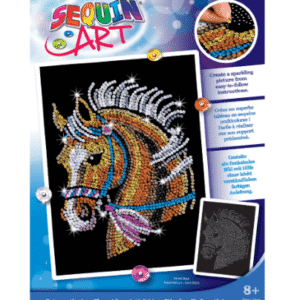 Sequin Art - Horse - Blue