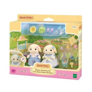 Sylvanian Families - Blossom Gardening Set - Flora Rabbit Sister & Brother