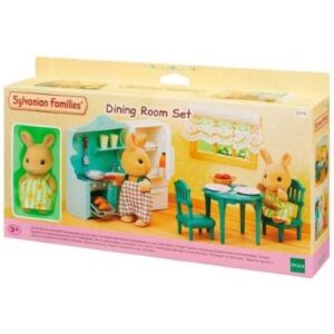 Sylvanian Families - Dining Room Set with Rabbit Figure