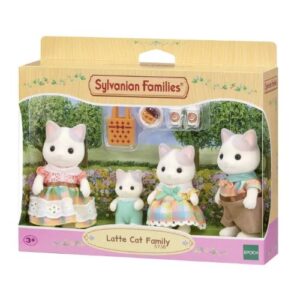 Sylvanian Families - Latte Cat Family