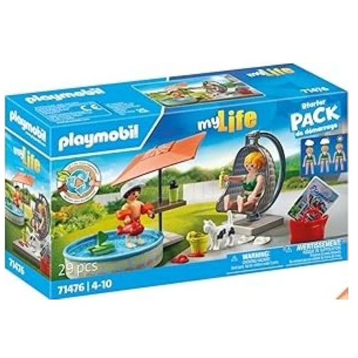 Playmobil Splashing Fun in the Garden front of box
