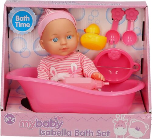 My Baby Isabella 28cm Doll & Bath Set - 30302