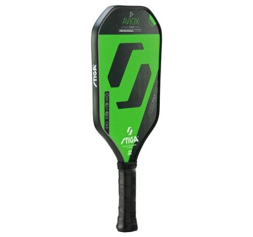 Stiga Aviox Fiber Poly Pro Green Pickleball Paddle - Image 2