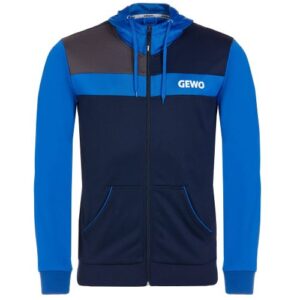 Table Tennis Clothing: GEWO Hoodie Ravenna navy/royal
