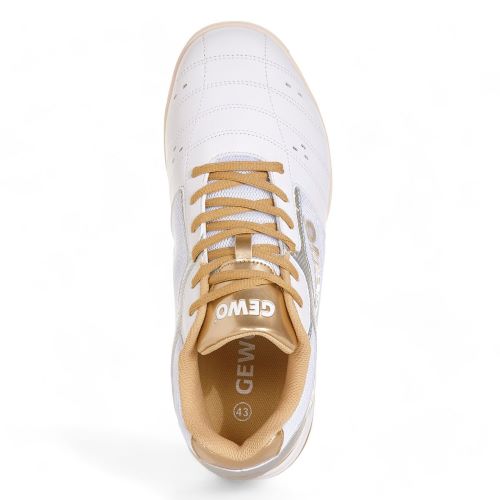 Table Tennis Shoes: GEWO Shoe Gold Flex (white/gold) - Image 3