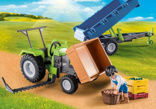 Playmobil - Harvester Tractor with Trailer - Image 5