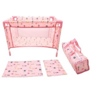 Dolls World Little Treasure – Travel Cot contents