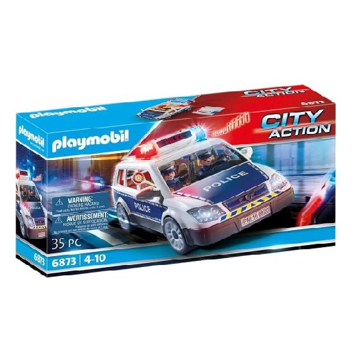 Playmobil City Action Squad Car with lights and sounds front of box