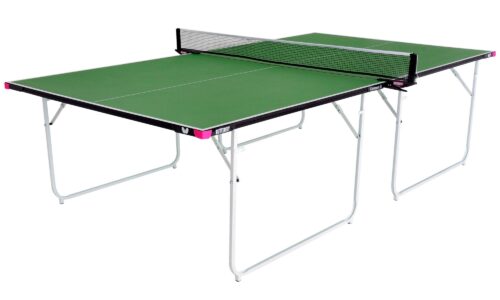 Table Tennis Table: Butterfly Compact 16 Indoor Wheel Away Table Tennis Table - Green