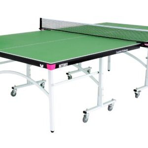 Table Tennis Table: Butterfly Easifold 19 Indoor Rollaway Table Tennis Table - Green