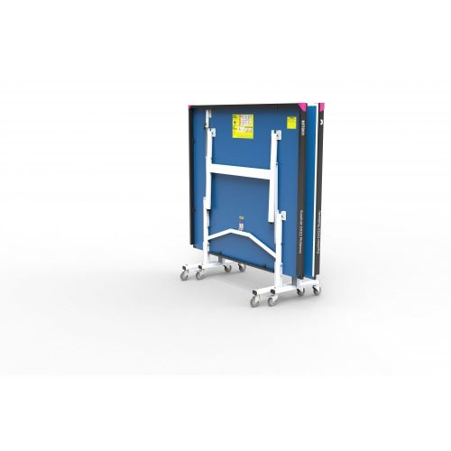 Table Tennis Table: Butterfly Easifold Deluxe 22 Rollaway - Blue - Image 2