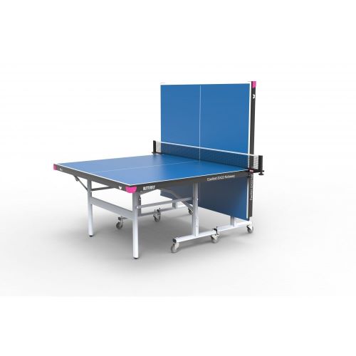 Table Tennis Table: Butterfly Easifold Deluxe 22 Rollaway - Blue - Image 3