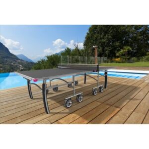 Table Tennis Table: Butterfly Garden Rollaway 5000 - Grey