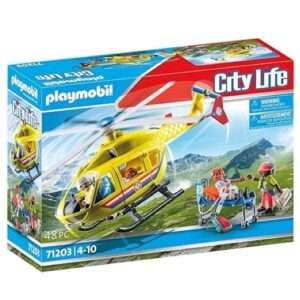 Playmobil Medical Helicopter front of box