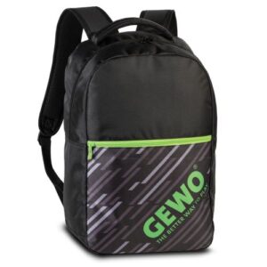 Table Tennis Luggage: GEWO Backpack Stripes black/lime