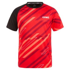 Table Tennis Clothing: GEWO Shirt Ponza I red/black