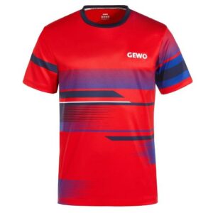 Table Tennis Clothing: GEWO T-Shirt Sarno III red