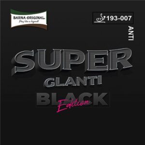 Table Tennis Rubber: Barna Original Rubber Super Glanti Black Edition (1.7mm Only)