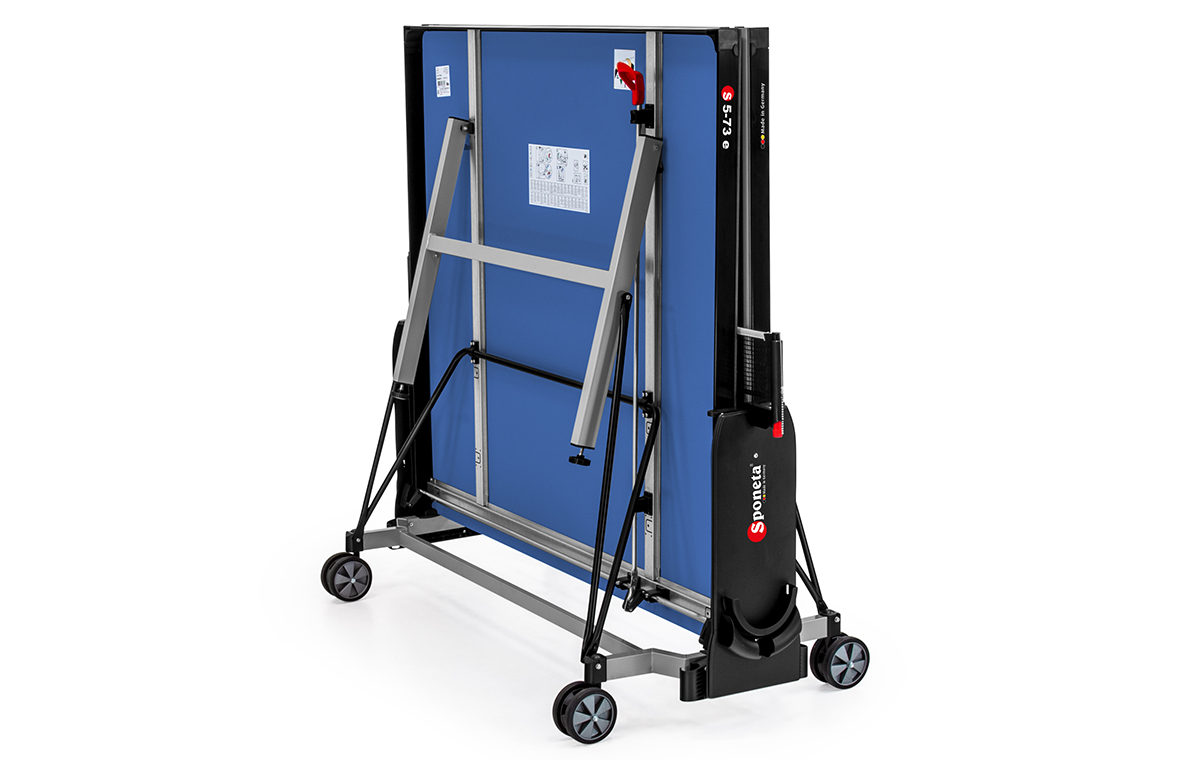 Table Tennis Table: Sponeta Schooline Playback Rollaway Outdoor S5-73e - Blue - Image 2