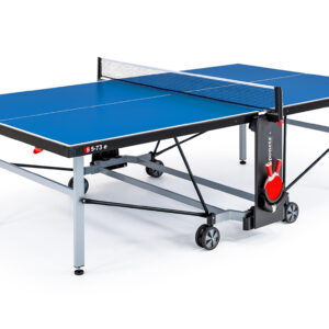 Table Tennis Table: Sponeta Schooline Playback Rollaway Outdoor S5-73e - Blue