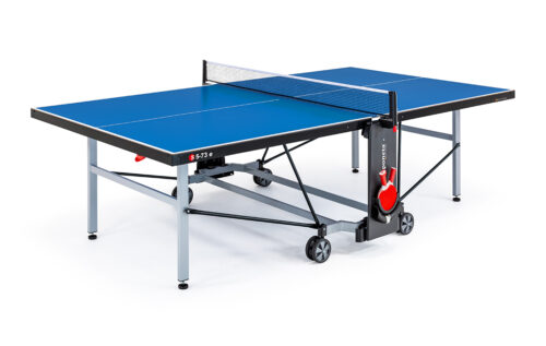 Table Tennis Table: Sponeta Schooline Playback Rollaway Outdoor S5-73e - Blue