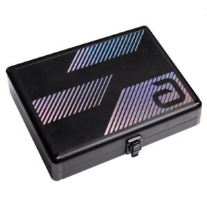 Table Tennis Case: andro Alu Double Case Black Star black