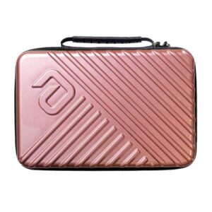 Table Tennis Case: andro Hard Case Deluxe - pink