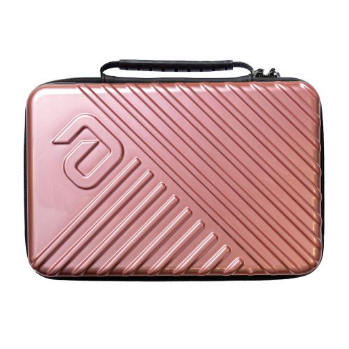 Table Tennis Case: andro Hard Case Deluxe - pink