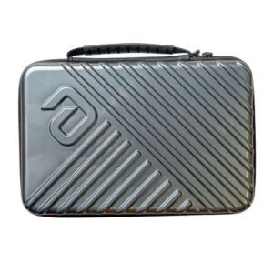Table Tennis Case: andro Hard Case Deluxe - silver