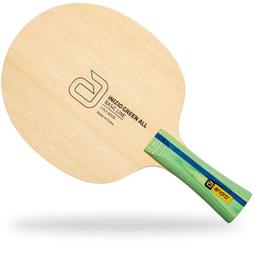 Table Tennis Blade: andro Blade Inizio Green ALL flared