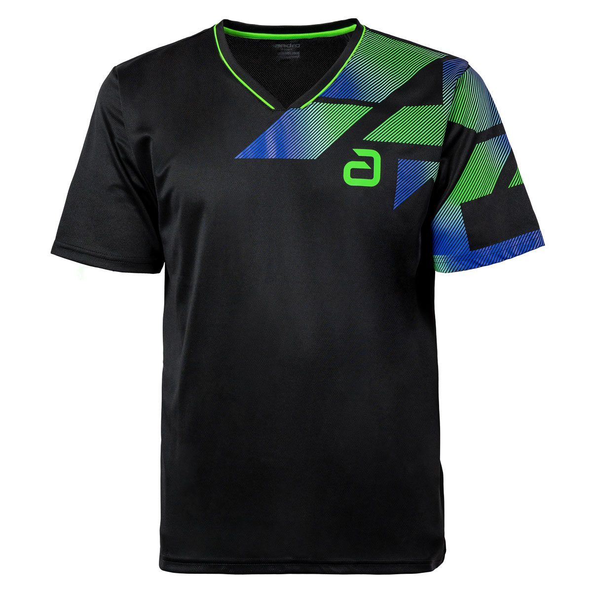 Table Tennis Clothing: Andro Shirt Benzon black/green