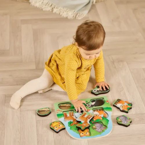 Orchard Toys Woodland Chunky Wooden Puzzle lifestyle