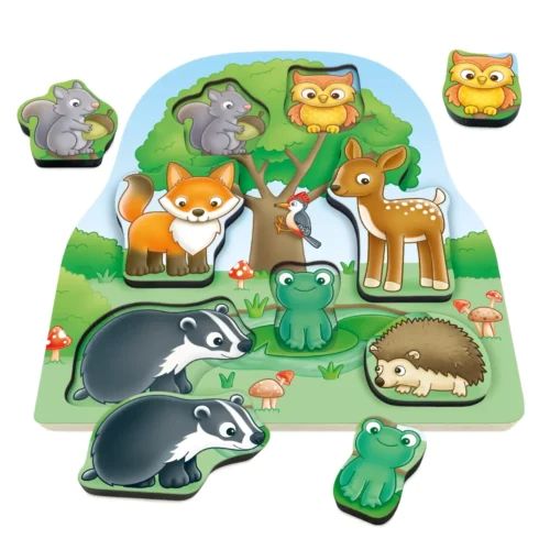 Orchard Toys Woodland Chunky Wooden Puzzle contents