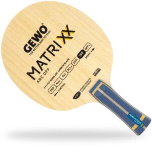 Gewo Table Tennis Blade Matrixx Arc Off front of blade