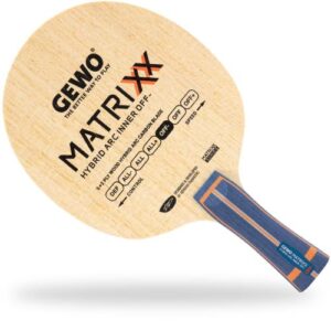 Gewo Table Tennis Blade Matrixx Hybrid Arc Inner Off- front of blade