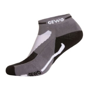Gewo Table Tennis Socks Short Flex III grey/white side view
