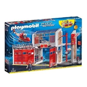 Playmobil- City Action Fire Station with Fire Alarm front of box