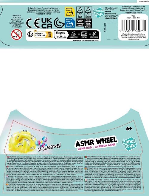 Canal Toys So Slime Sensations ASMR Wheel back of packet