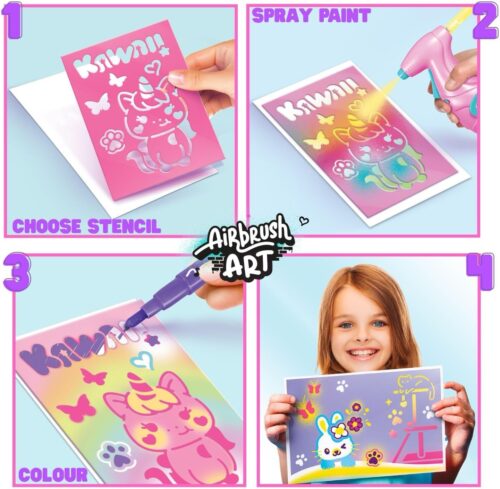 airbrush art kawaii poster kit lifestyle 1