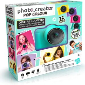 photo creator pop colour camera green front of box