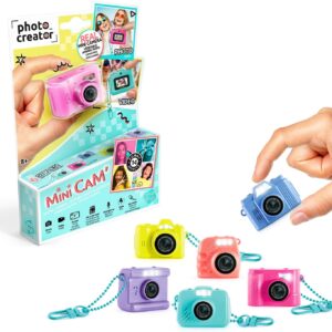 photo creator mini cam digital camera box and item