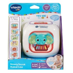 V Tech Baby Sensory Sounds Musical Cube packaging