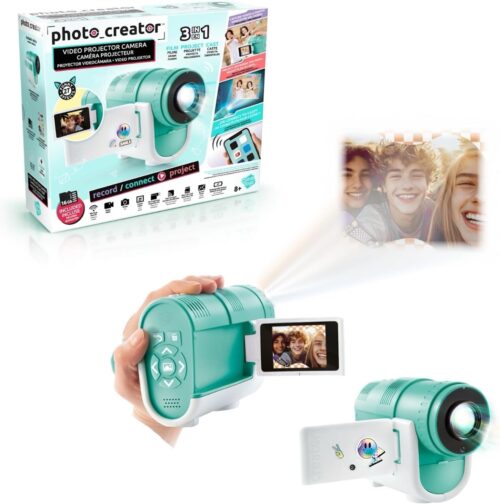 photo creator camera projector box and item