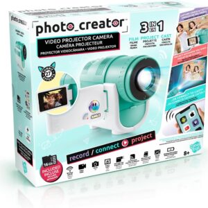 photo creator camera projector front of box